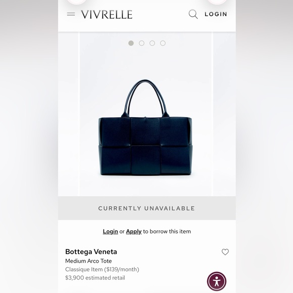 Reserved-Bottega Veneta Arco Intreccio Leather Tote Bag in Medium Work Bag - Picture 15 of 17